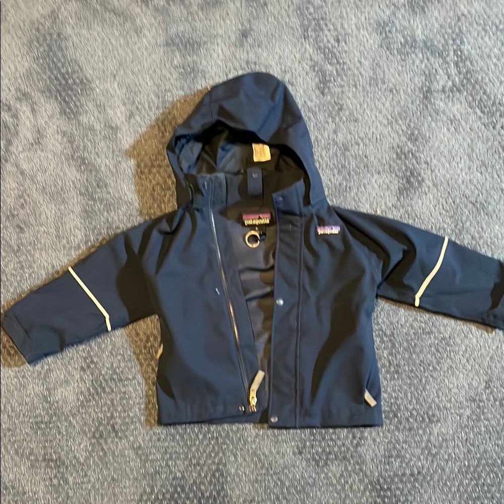 Patagonia Navy Hooded Jacket